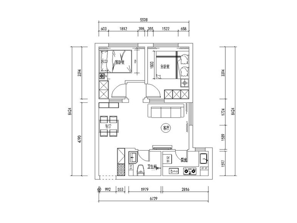 萬錦紫園-60平-- 現(xiàn)代簡約-戶型圖.jpg