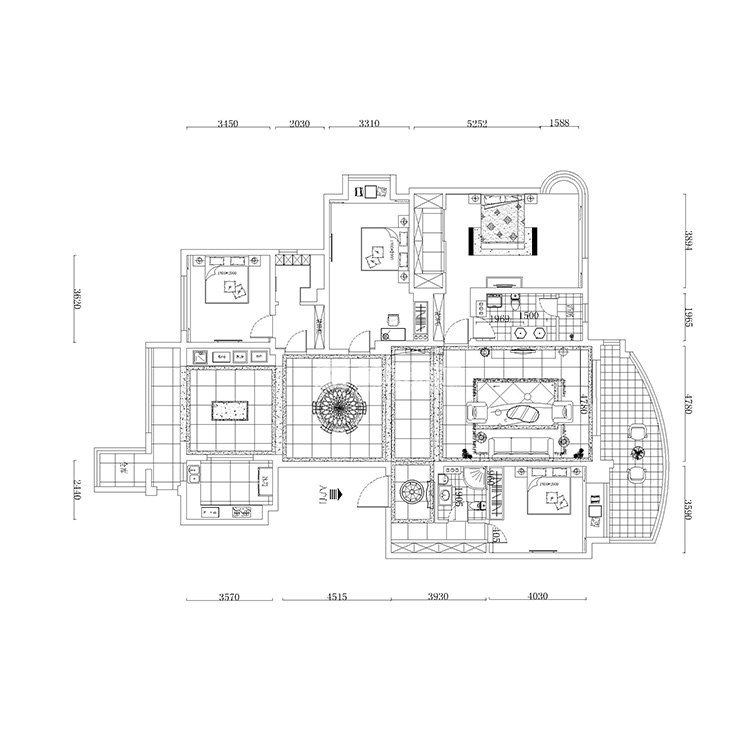 雅居樂花園-292平-簡歐風(fēng)格-平面布局圖.jpg