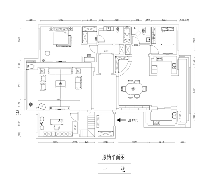 遠洋公館-340平-簡歐風格-平面布局圖.jpg