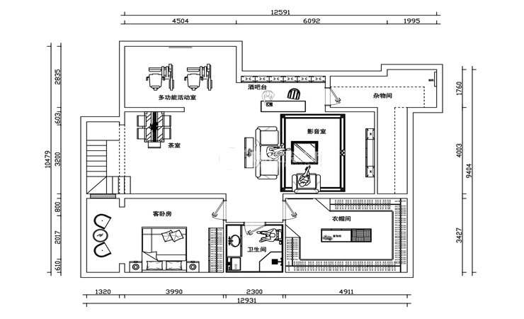 信達(dá)萬科城-270平-現(xiàn)代輕奢-戶型圖（地下）.jpg